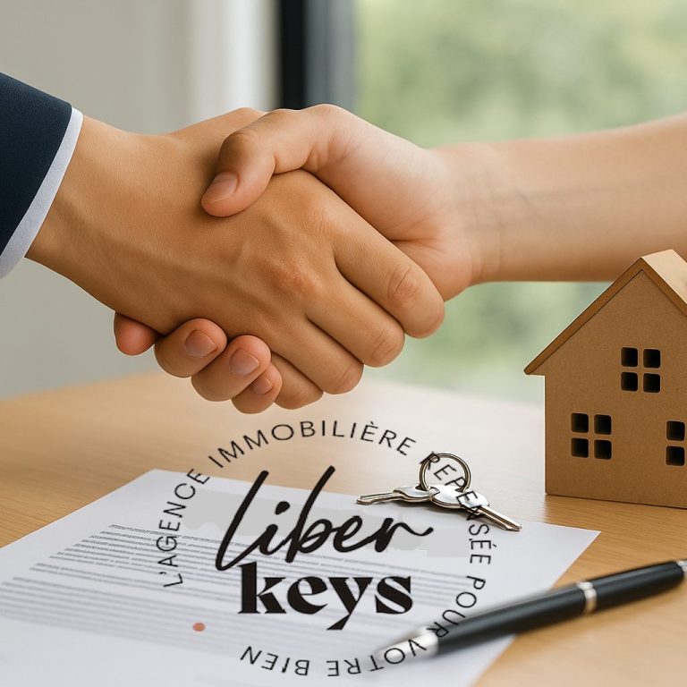 eric cairou conseiller immobilier liberkeys poignée de mains qui représente la confiance en terme de transction immobilière